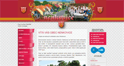 Desktop Screenshot of nenkovice.cz