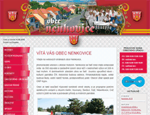 Tablet Screenshot of nenkovice.cz